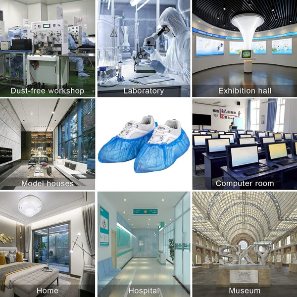 Arlmont & Co. Disposable Waterproof Slip Resistant Shoe Covers